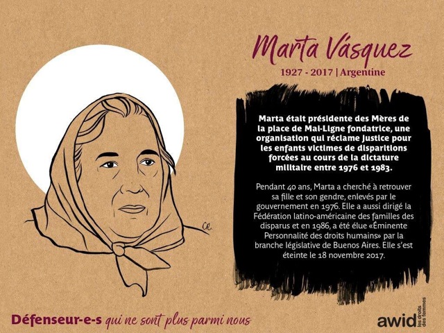 Marta Vasquez Argentina