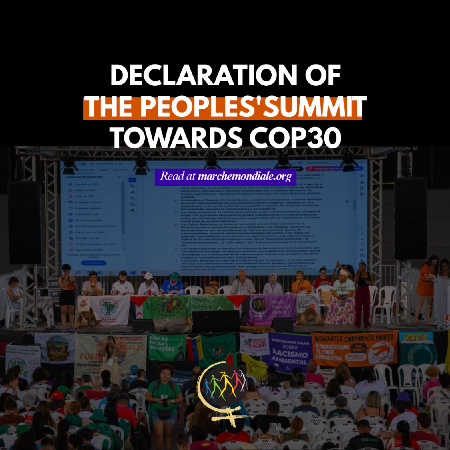 Sommet des peuples a Belem en