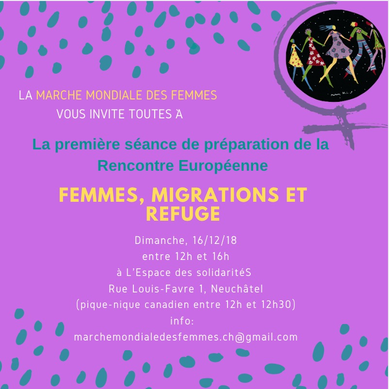 femmes migration et refuge invitation